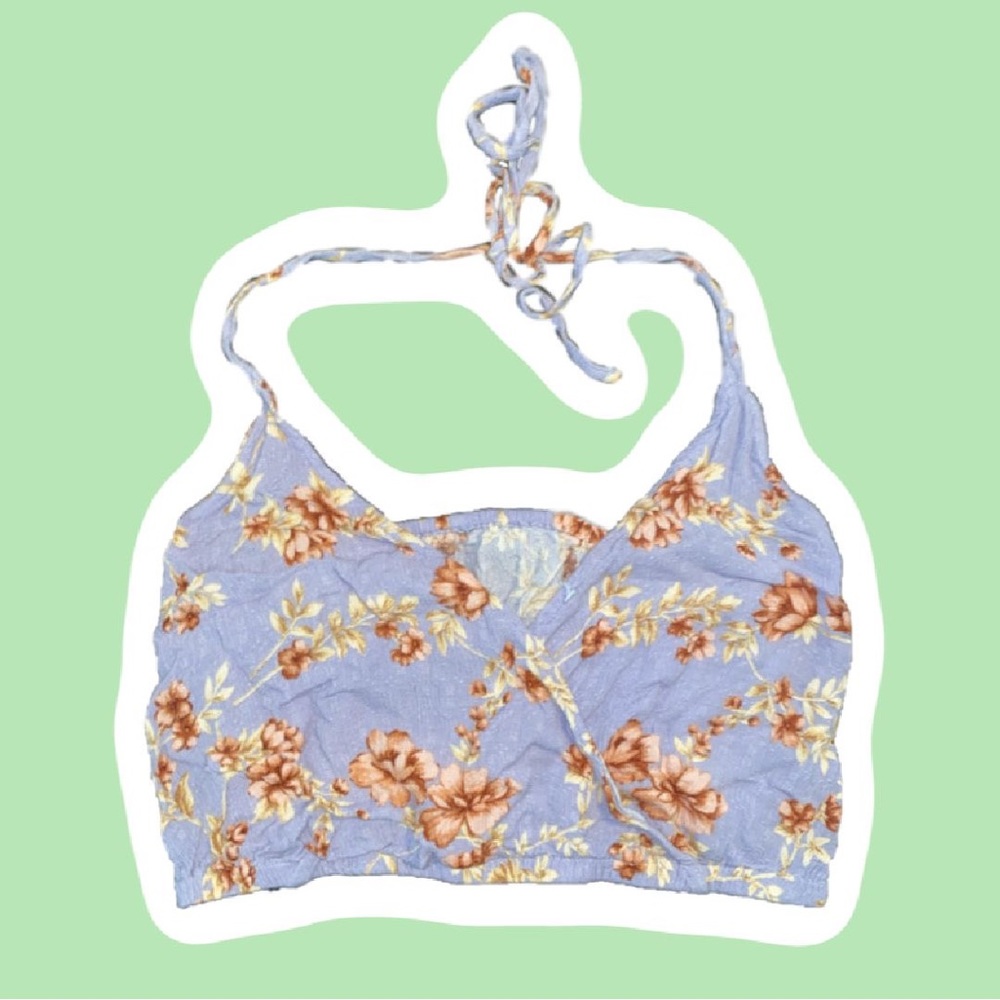 Purple Floral Top